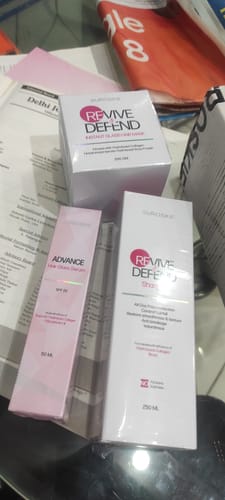 Customer photo review of Revive & Defend HairCare Trio Revive & Defend Shampoo + Revive & Defend Instant Glass Hair Mask + Advanced Glass Hair Serum SPF 25