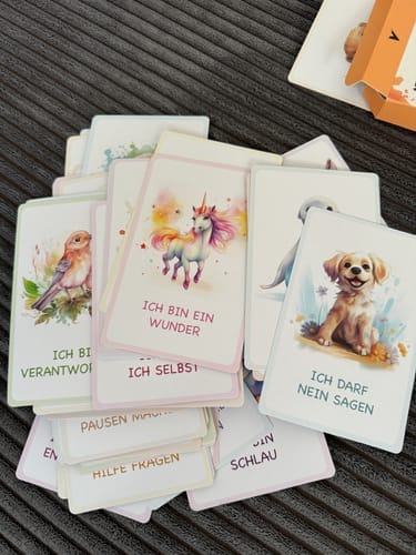 Customer photo review of Affirmationskarten für Kinder
