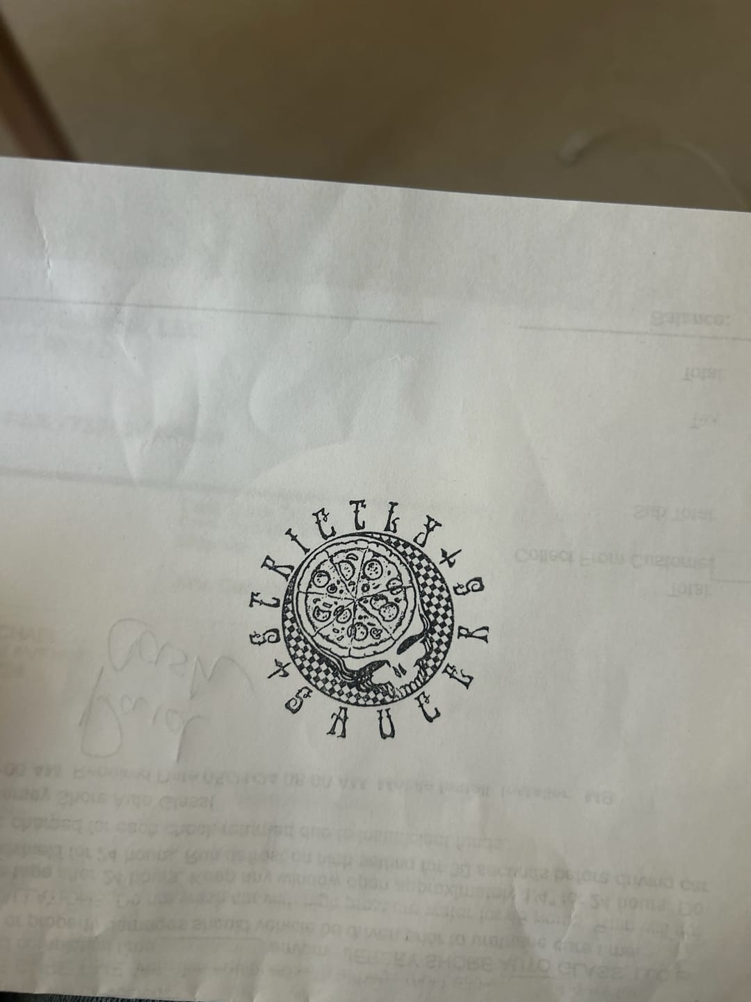 Customer photo review of Self-Inking Stamp