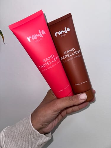 Customer photo review of Sand Repellent - Coconut Crush