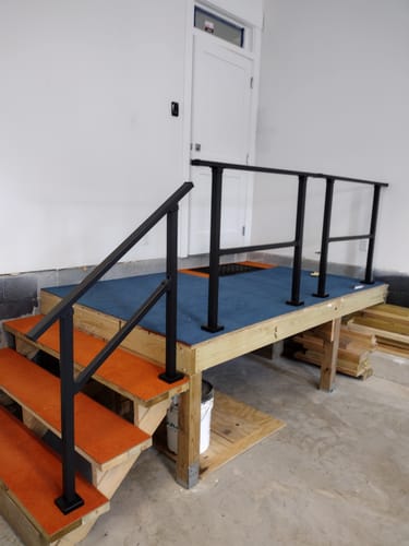 Customer photo review of Stair Handrail Kit