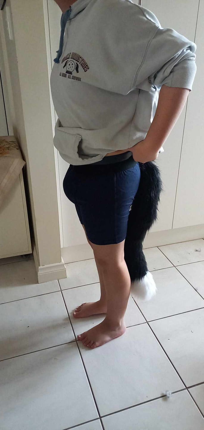 Customer photo review of Navy Blue All-In-One Packing Boxers