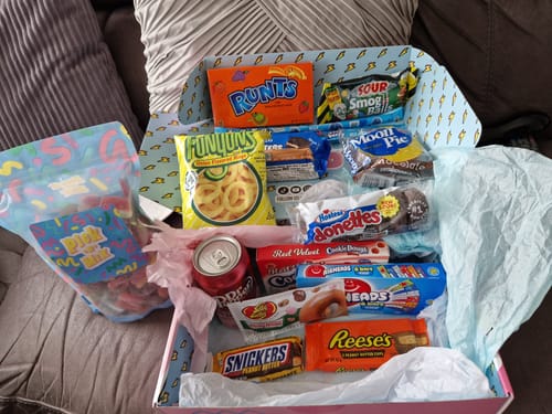 Customer photo review of American Mystery Boxes