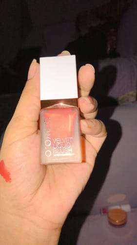 Customer photo review of O.TWO.O LIQUID BLUSH