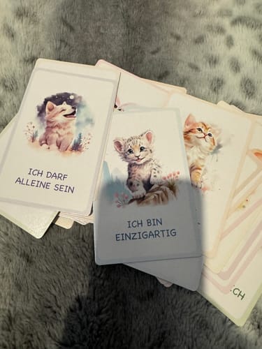 Customer photo review of Affirmationskarten für Kinder