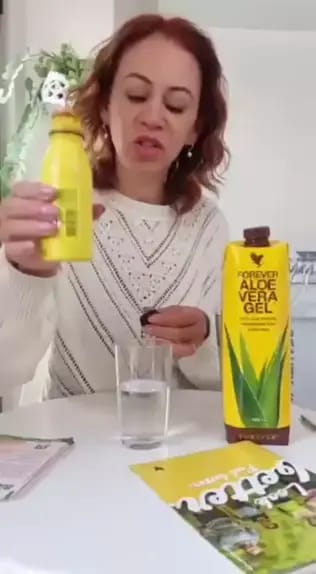 Customer photo review of Forever Aloe Vera Gel