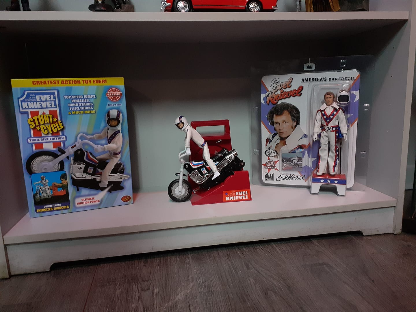 Customer photo review of Evel Knievel Stunt Cycle - Trail Bike Edition / Black