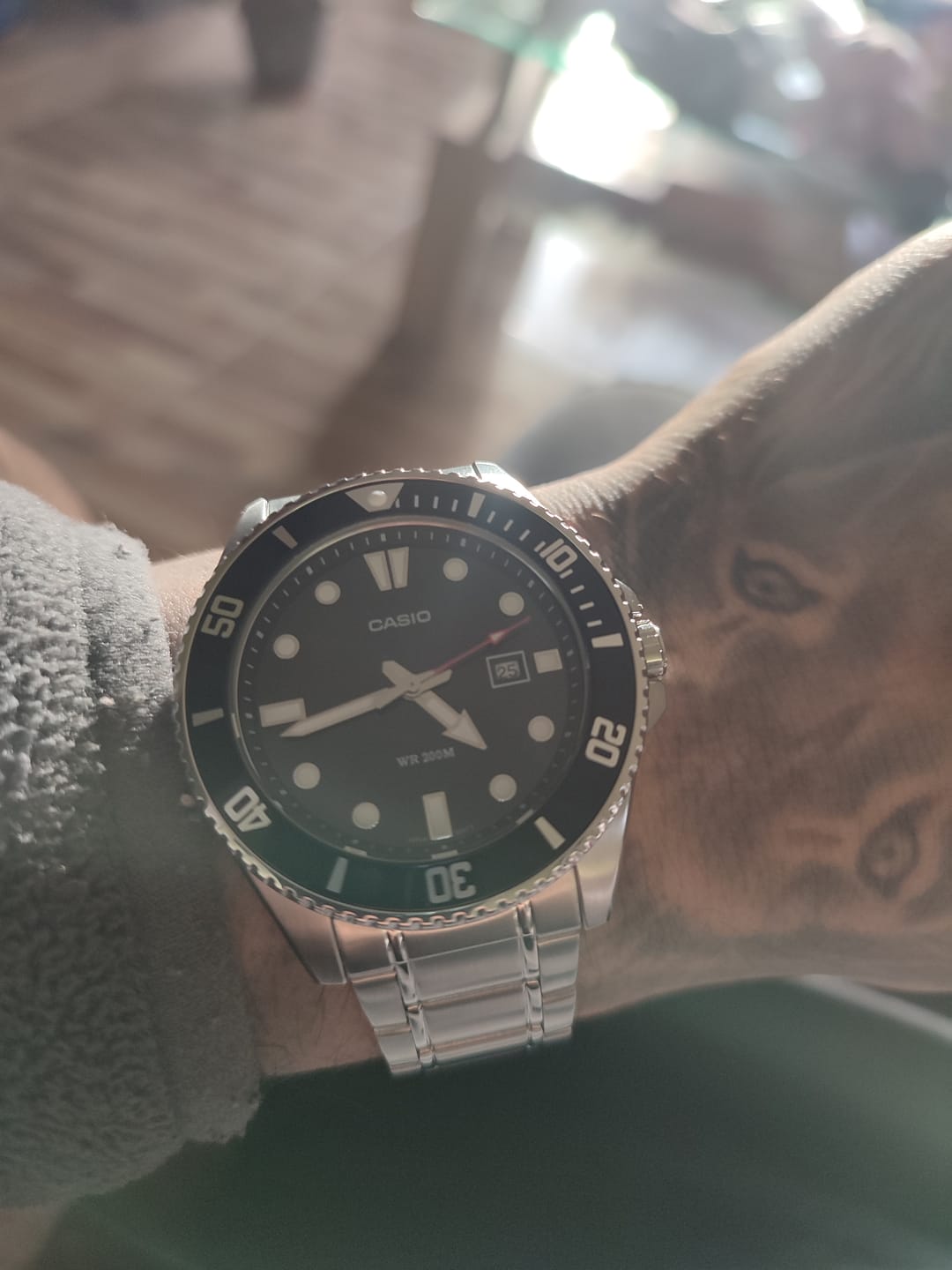 Customer photo review of Reloj Casio Submariner Marlin Duro MDV-107D-1A1VDF Buceo