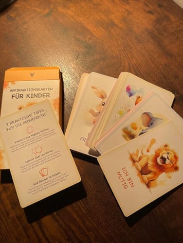 Customer photo review of Affirmationskarten für Kinder