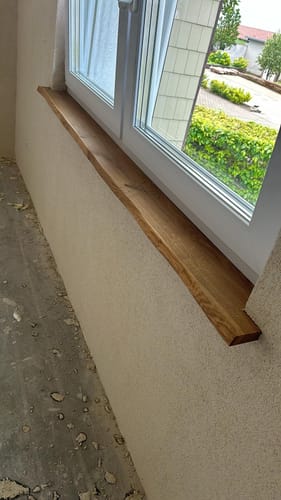 Customer photo review of Fensterbank Eiche