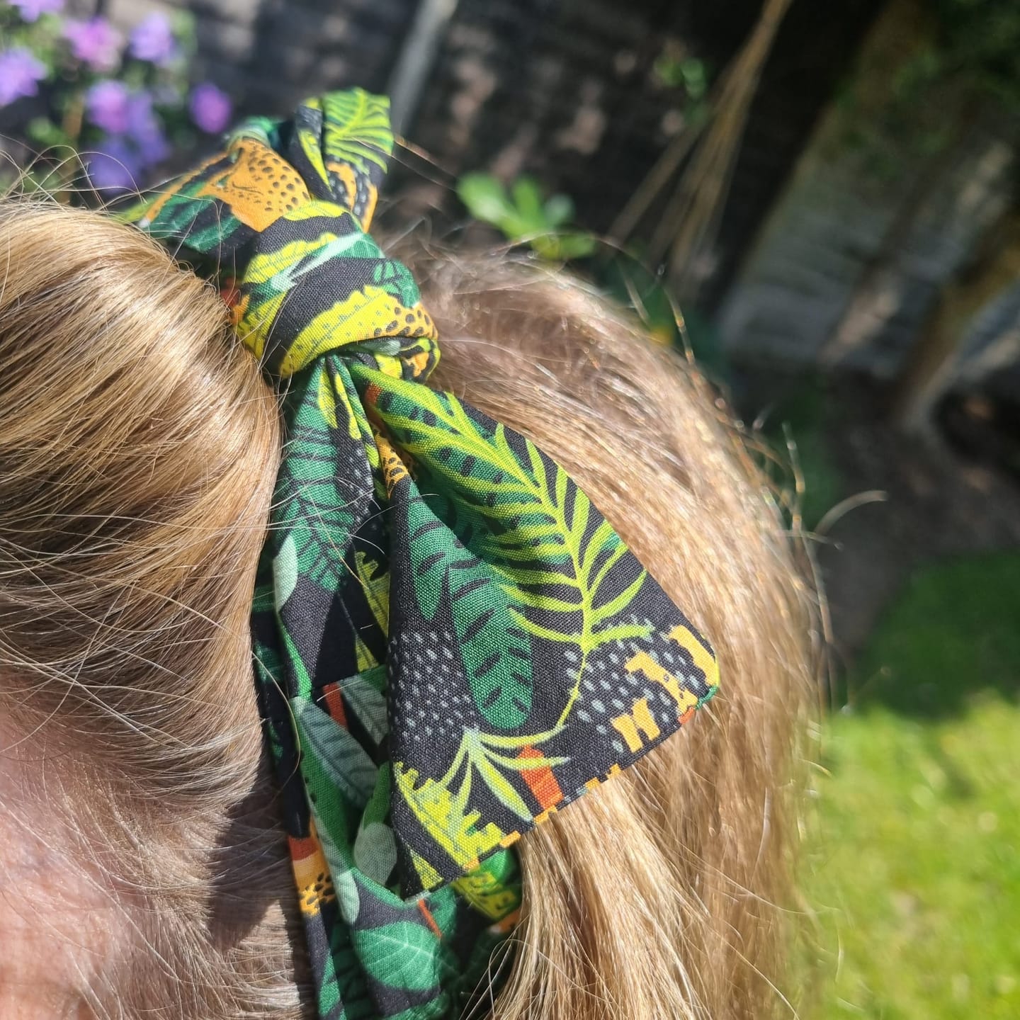 Customer photo review of Jungle Leopards Rose & Hubble Cotton Poplin Fabric