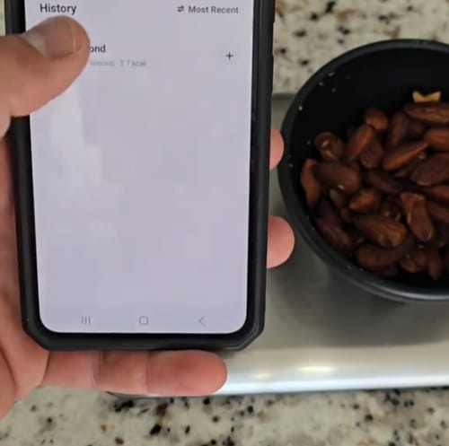 Customer photo review of Etekcity Food Nutrition Scale™