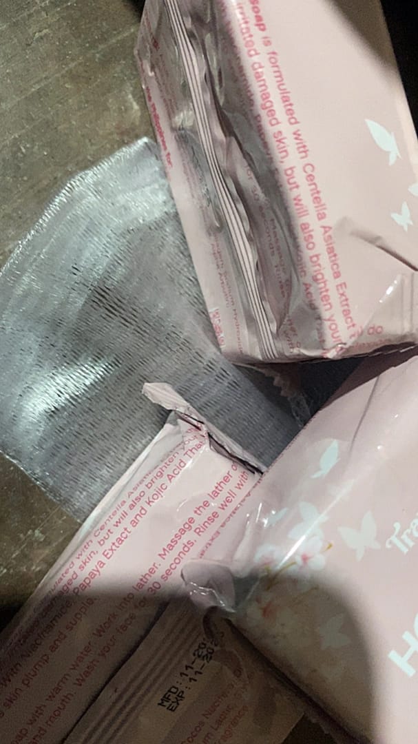 Customer photo review of Honest Glow Glass Skin Face & Body Soap Infused With Centella Asiatica