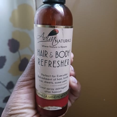Customer photo review of Hair & Body Refresher - Vanilla Sandalwood (3 options)