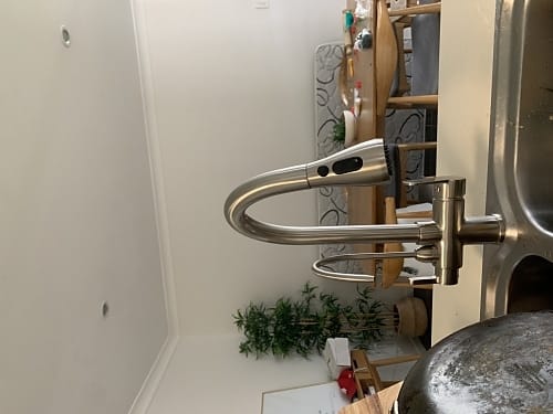 Customer photo review of Karlstad - Three Ways Kitchen Faucet with Filter Tap & Pull-Out Spout for Kitchen Sink