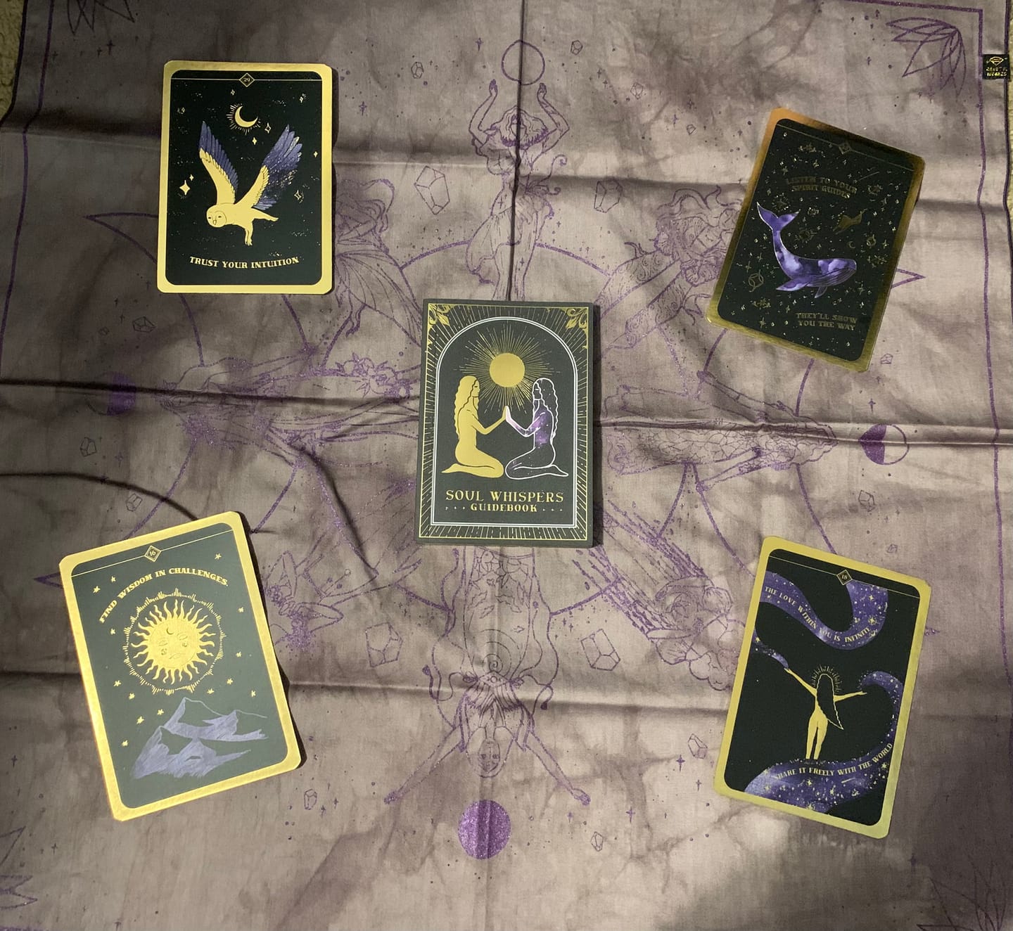 Customer photo review of Soul Whispers Card Deck