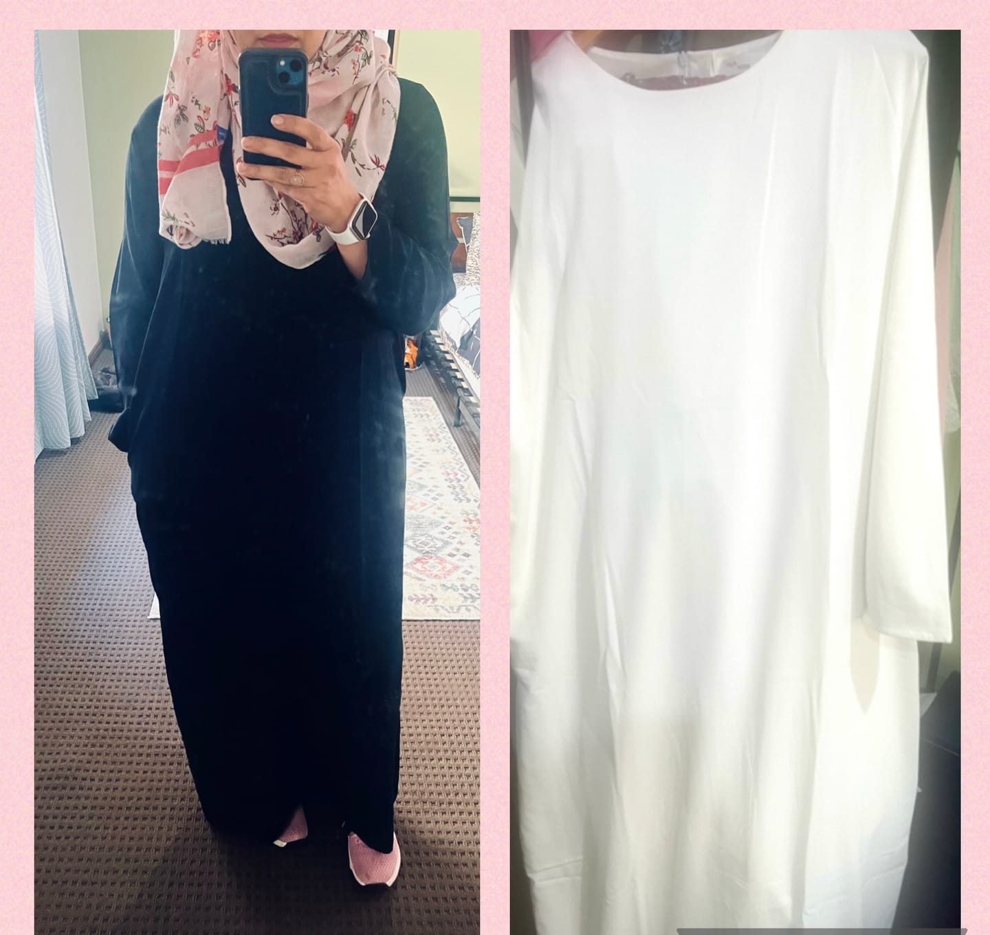 Customer photo review of Essential Abaya - Navy