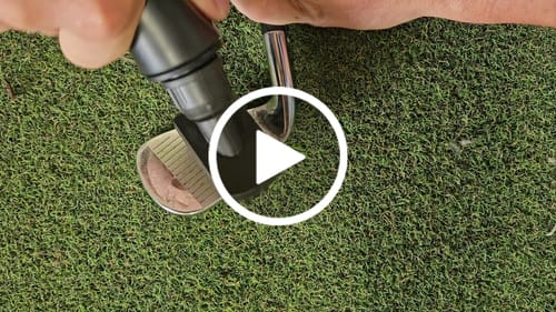Customer video review of Golf Club Water Brush