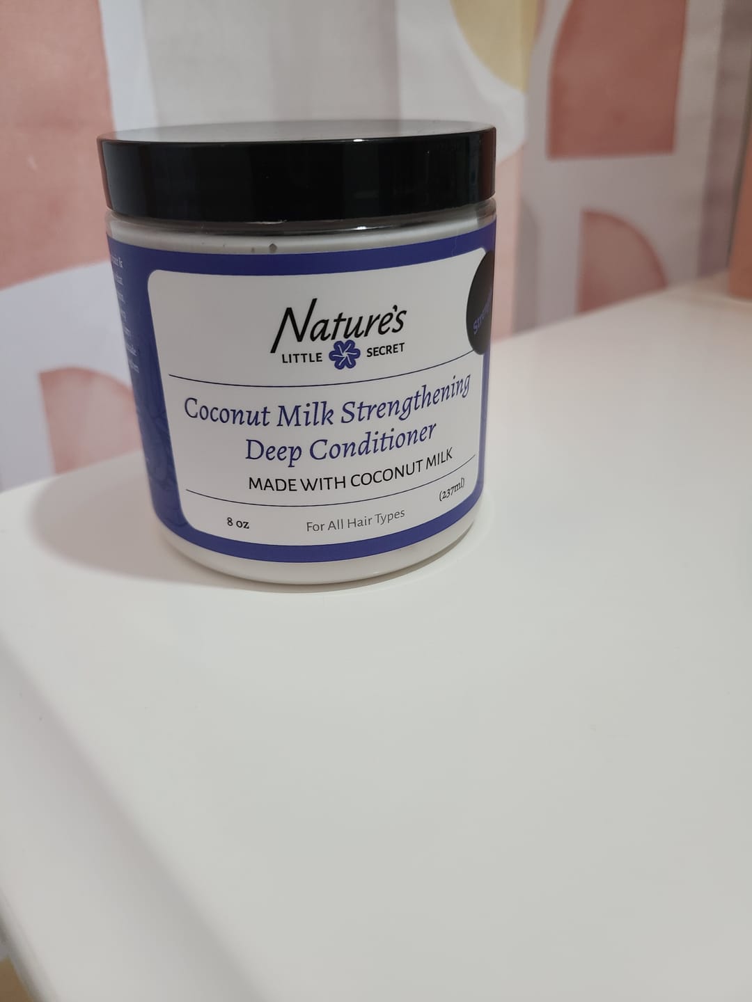 Customer photo review of Coconut Milk Strengthening Deep Conditioner