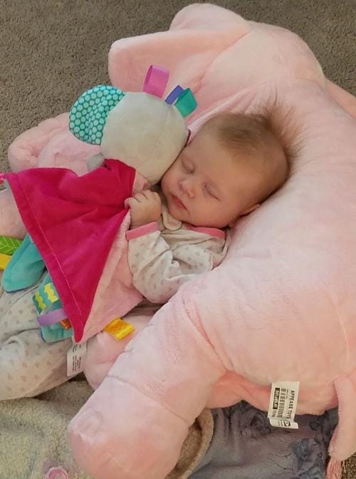 Customer photo review of Peluche Géante Éléphant Doux