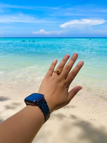 Customer photo review of 1ct Royal Crown Engagement Ring