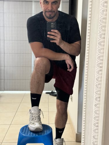 Customer photo review of Comfort Socks MDL 003 - Black