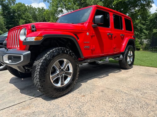 Customer photo review of High Gloss Tire Shine (PRE-ORDER)