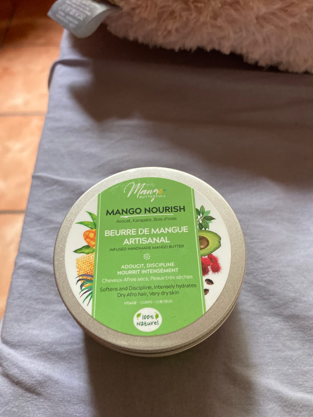Customer photo review of Beurre de mangue artisanal NOURISH