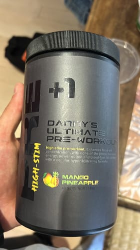 Customer photo review of +1© Danny's Ultimate Pre Workout High-stim (520g)