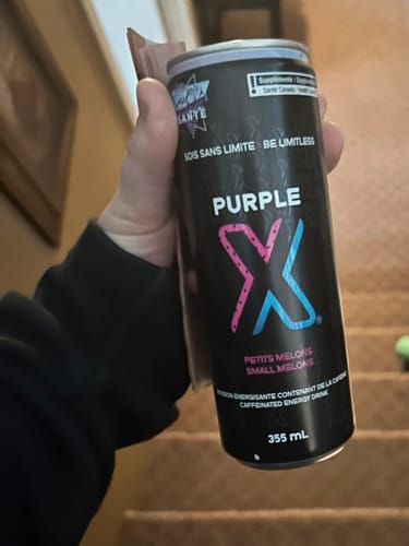 Customer photo review of Purple X - Boisson Énergisante 355ml Gratuit