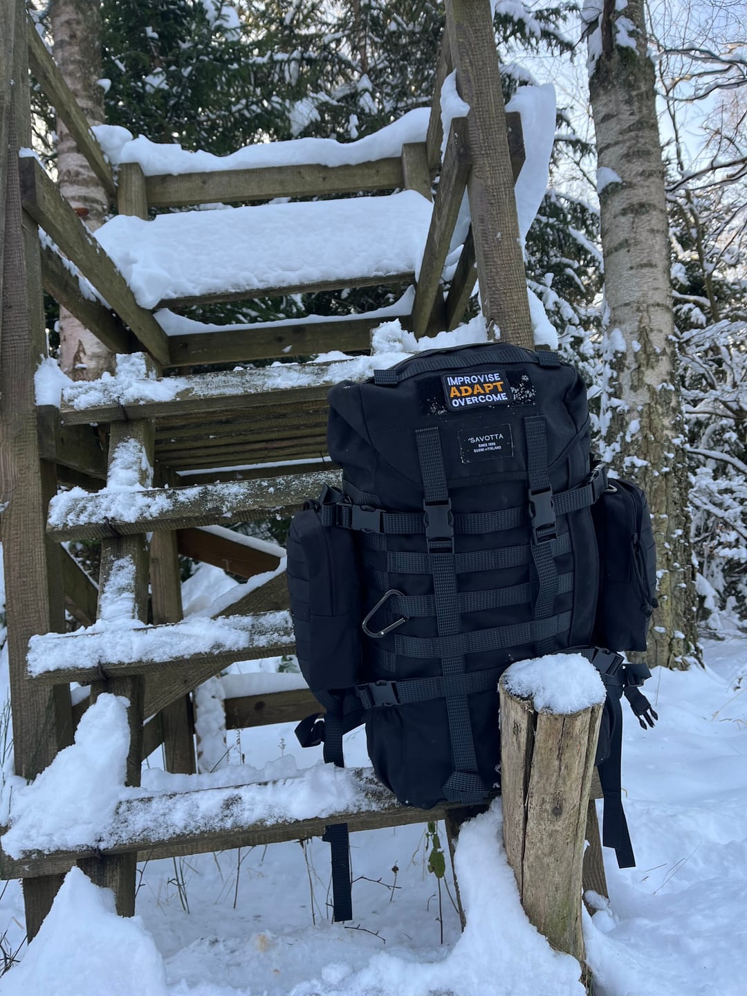 Customer photo review of Jääkäri M backpack
