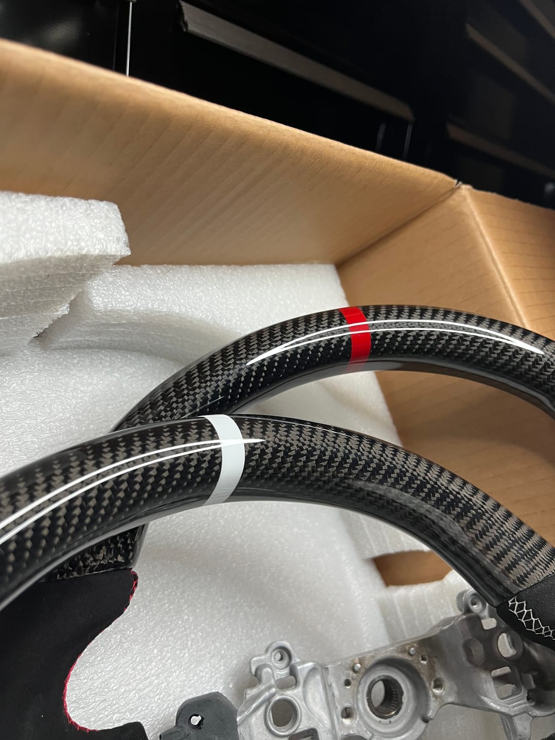 Customer photo review of 2015-21 Carbon D-Shape Steering Wheel