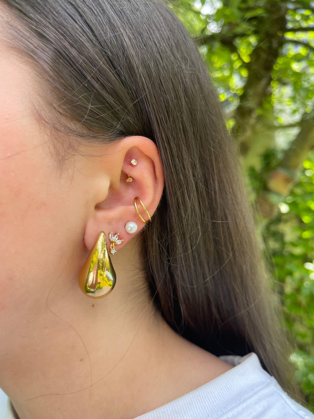 Customer photo review of Britney Rook Piercing | Titan