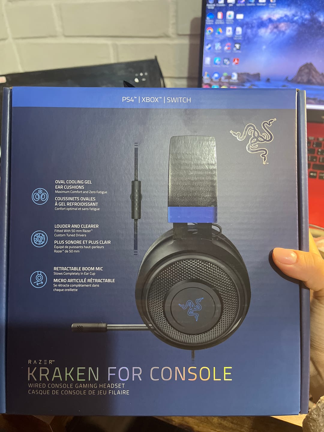 Customer photo review of Audífonos Gamer Razer Kraken Para Consola - Crazygames