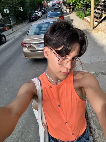 Customer photo review of Mens Solid Button Front Knit Sleeveless Tank SKUK04214