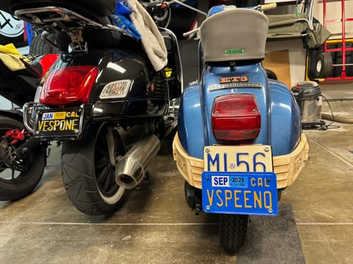 Customer photo review of 1979 CALIFORNIA MOTORCYCLE LICENSE PLATE 4"x7" (100mm x 180mm)