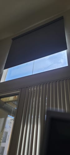 Customer photo review of Keego Alexa Motorized Roller Blinds with Metal Valance