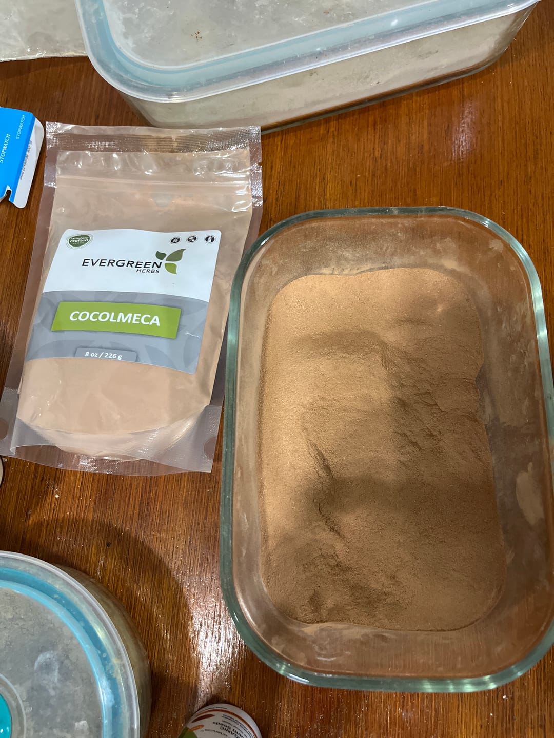 Customer photo review of Cocolmeca Bark Powder