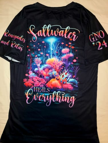 Customer photo review of SALTWATER HEALS EVERYTHING ALL OVER PRINT - TLNZ1110233