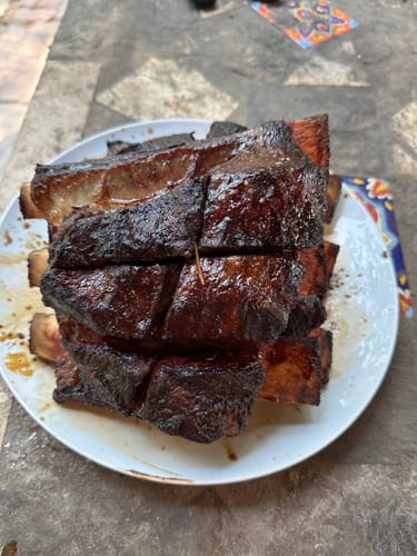 Reseña con foto de un cliente sobre Short Rib 1, 2, 3 Pieza Básica