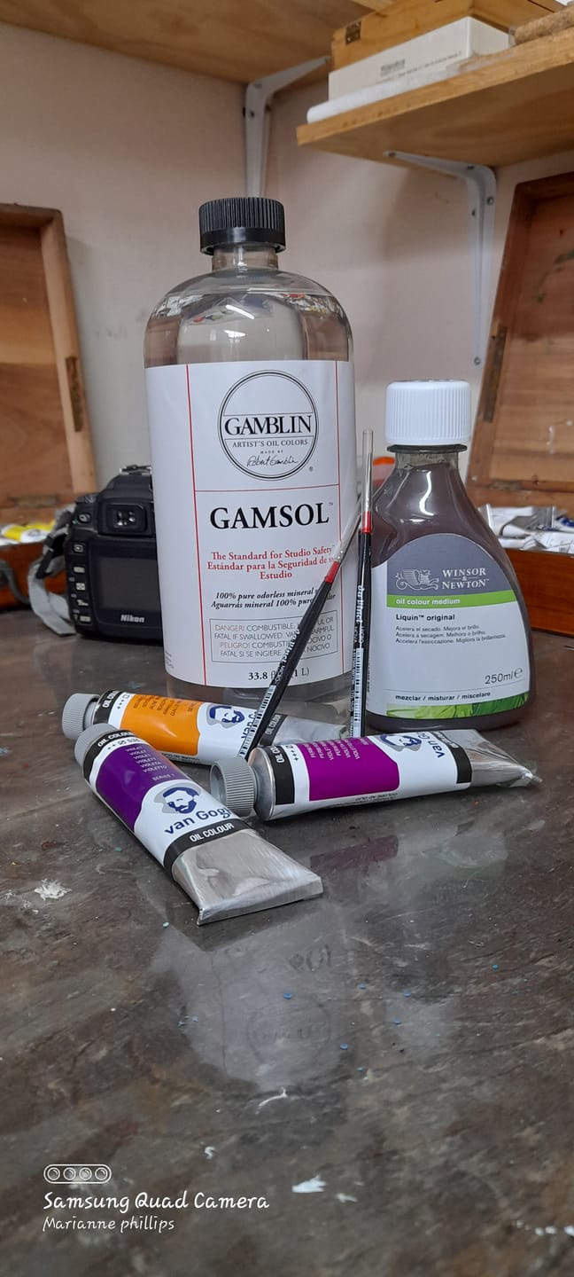Customer photo review of Winsor & Newton Oil Colour - Liquin Original Botella