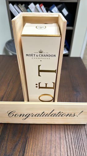 Customer photo review of Congratulations Champagne Crate