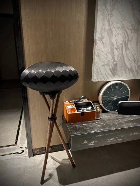 Customer photo review of Bowers & Wilkins Zeppelin Stand