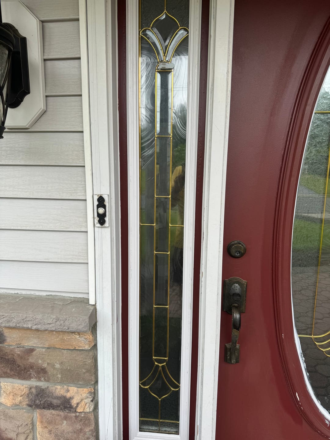 Customer photo review of Full Sidelite Frame Kit