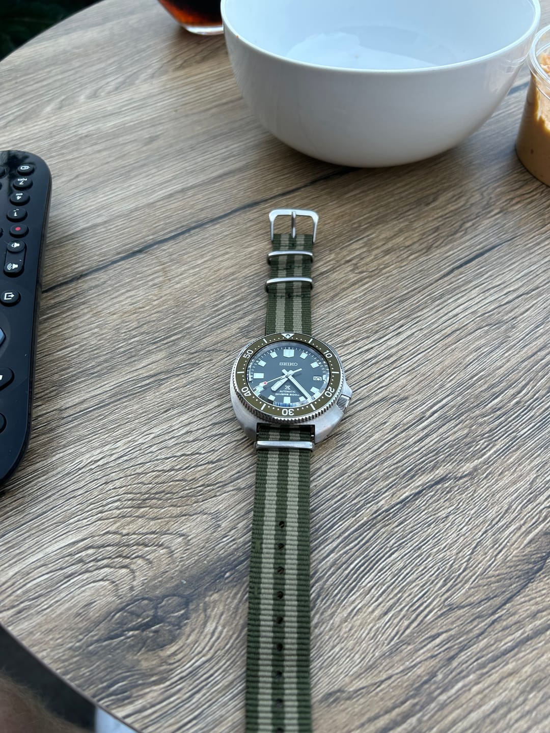 Customer photo review of Classic Military Style Strap -Olive Green and Khaki
