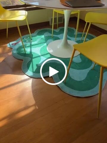 Customer video review of Spiral Snake Design Rug by Johann Banta