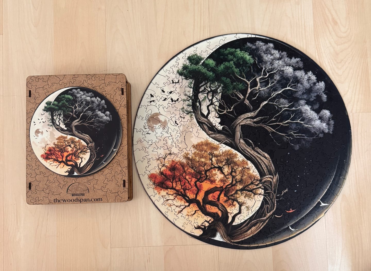 Customer photo review of Yin Yang - Ahşap Puzzle