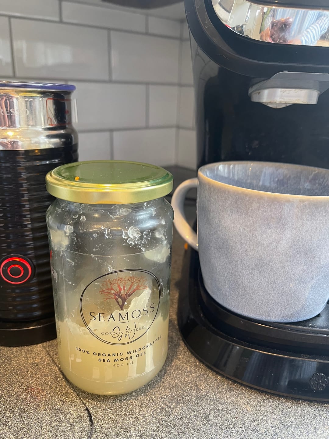 Customer photo review of Gold Sea Moss Gel - Made With Certified Organic Wildcrafted Sea Moss