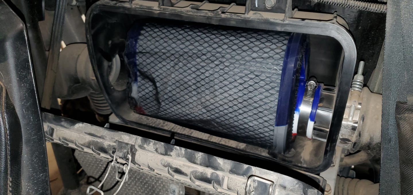 Customer photo review of RPM Polaris RZR Pro R Air Filter Pre Filter