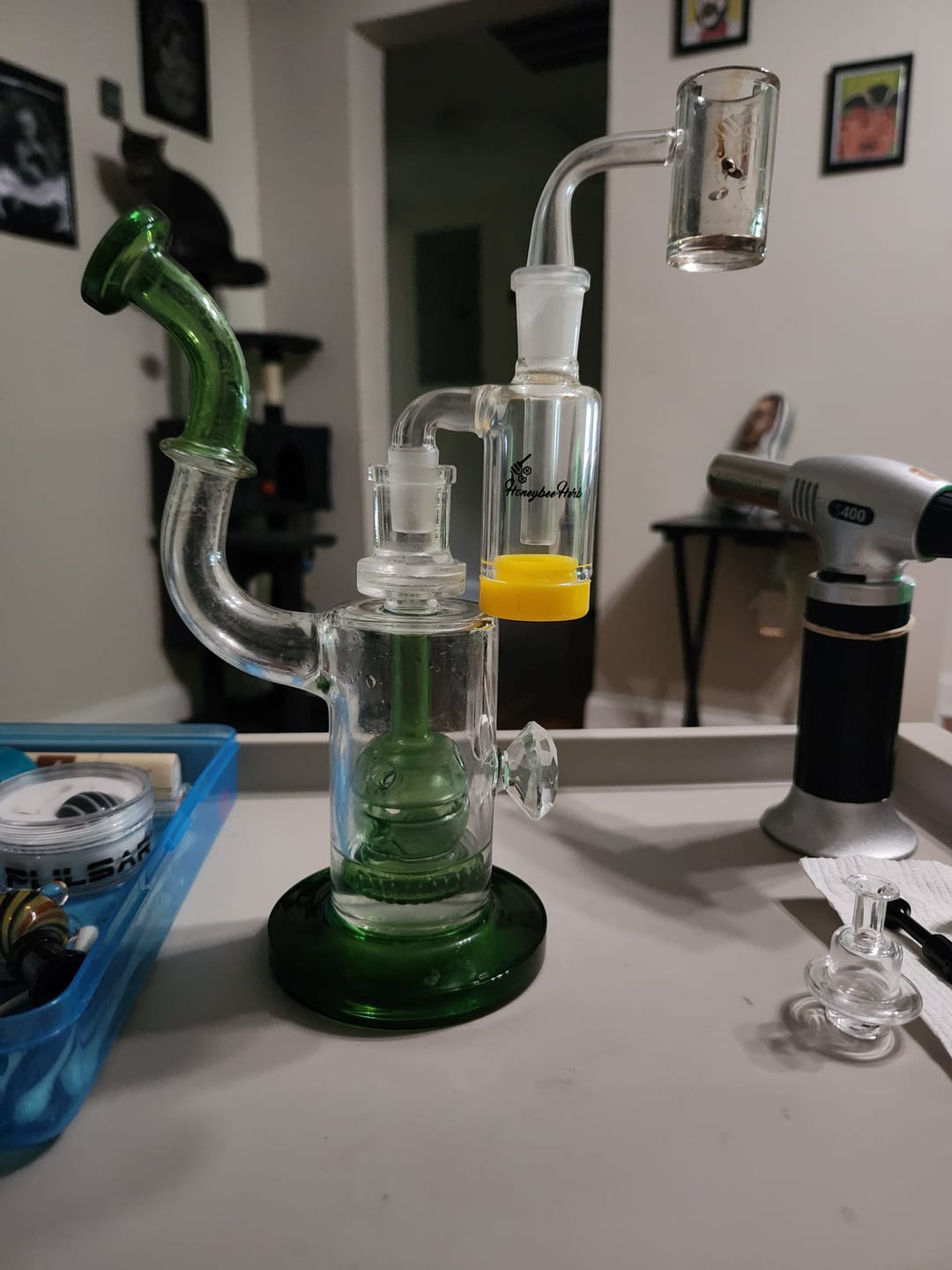 Customer photo review of CLASSIC SILICONE RECLAIM CATCHER